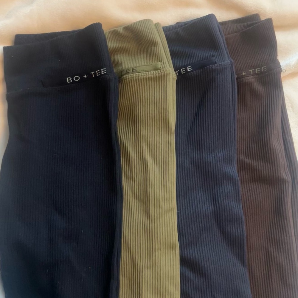 Bo+Tee Ribbed Leggings COMMENT/MSG IF INTERESTED - will sell separately also